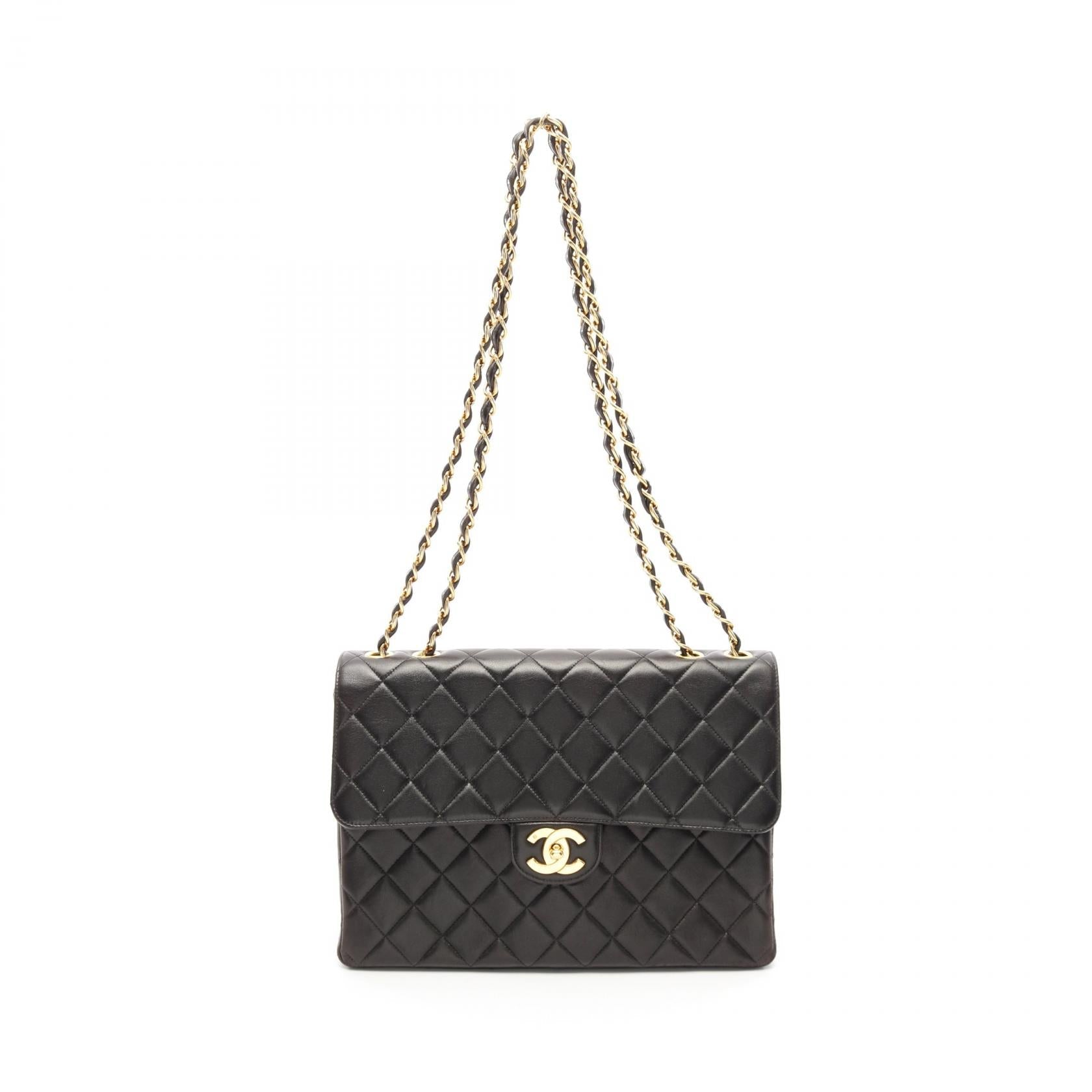 Chanel Deauville Matelasse Lambskin Shoulder Bag