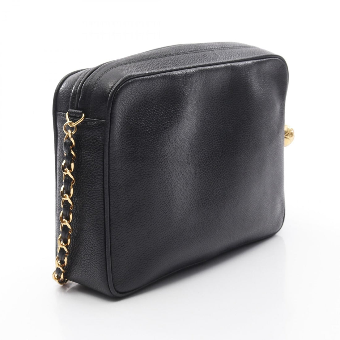 Chanel Triple Coco Mark Caviar Skin Shoulder Bag