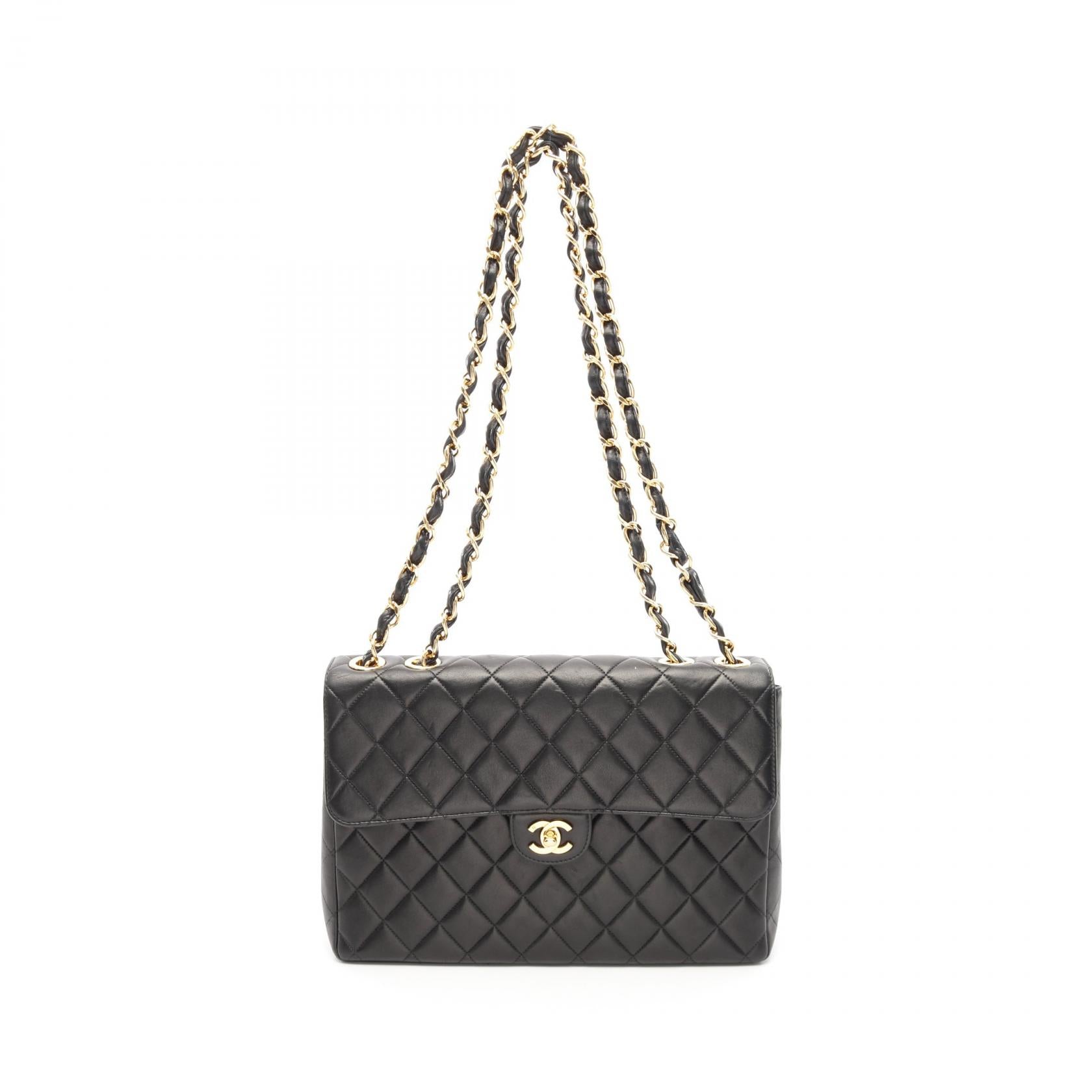 Chanel Deauville Matelasse 30 Lambskin Shoulder Bag