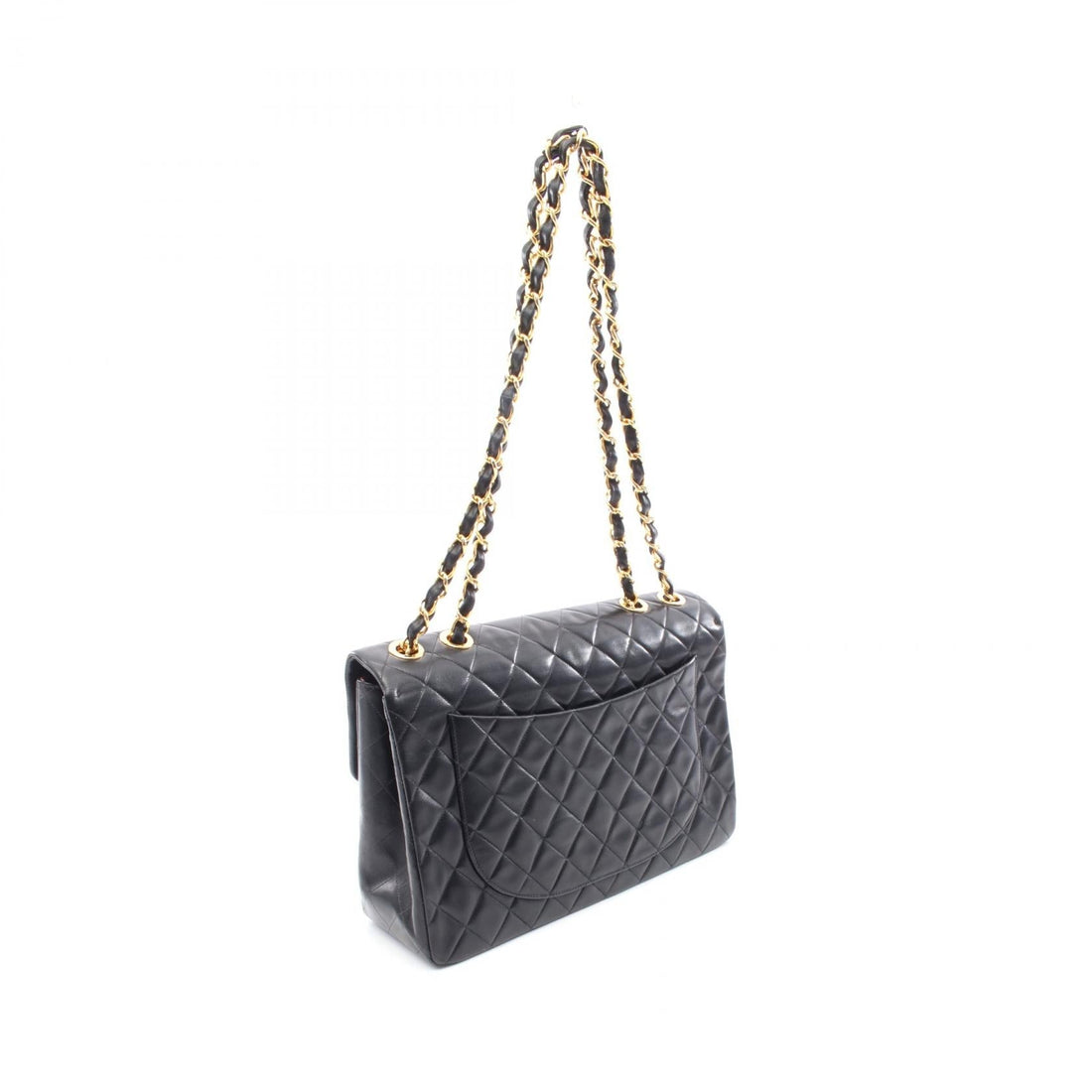 Chanel Deauville Matelasse 34 Lambskin Shoulder Bag