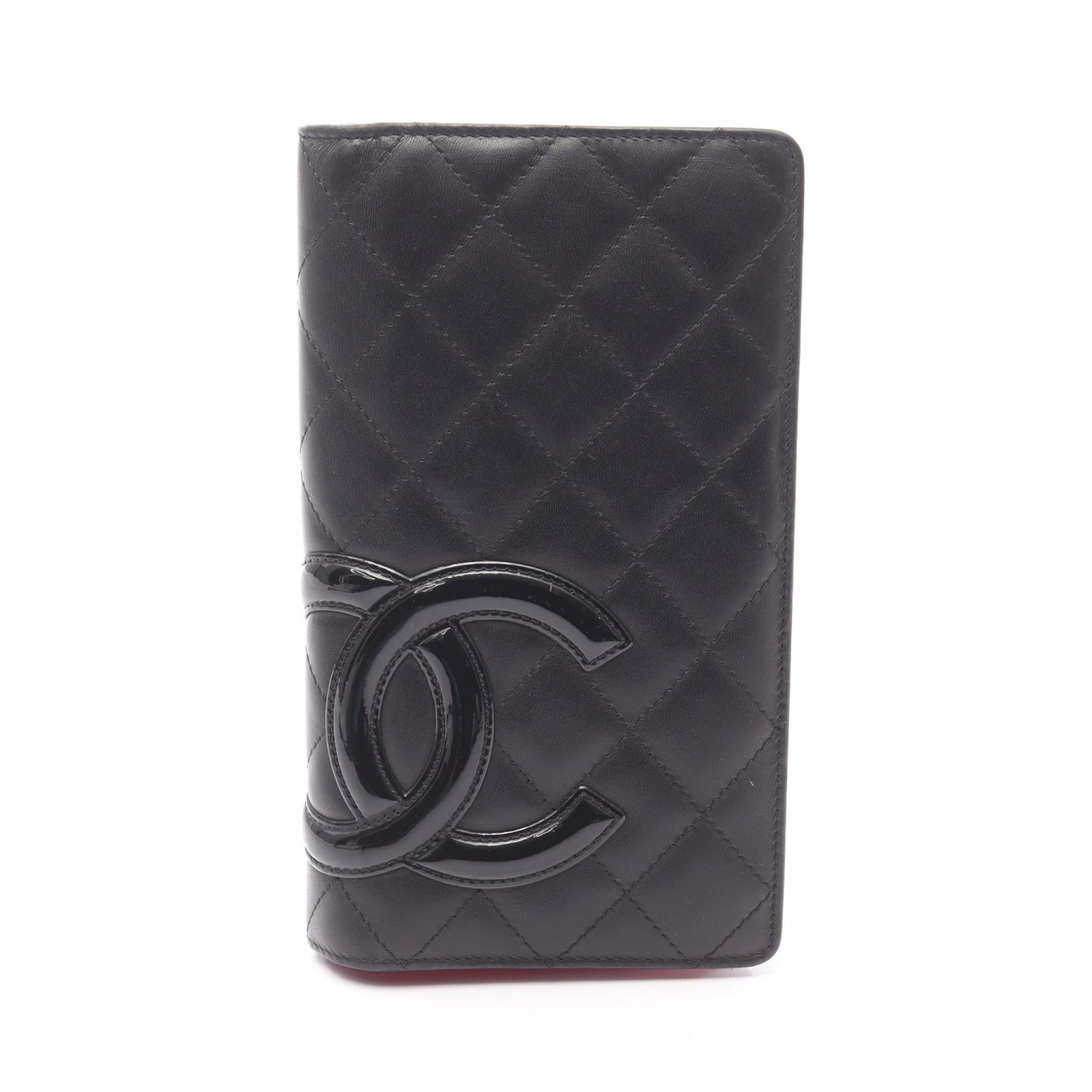 Chanel Cambon Line Leather Long Wallet
