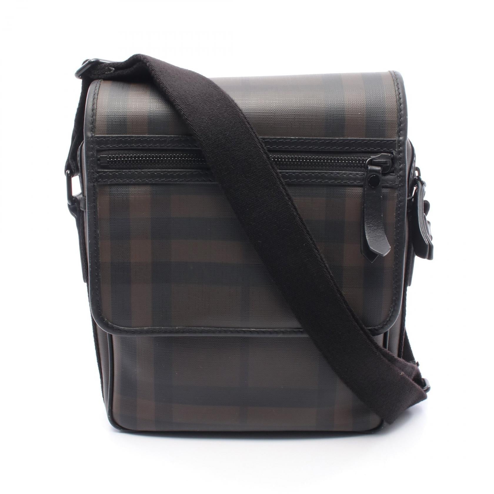 Burberry Check PVC Coated Canvas Shoulder Bag