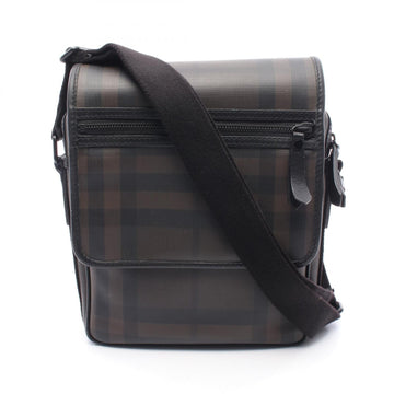 Burberry Check PVC Coated Canvas Shoulder Bag