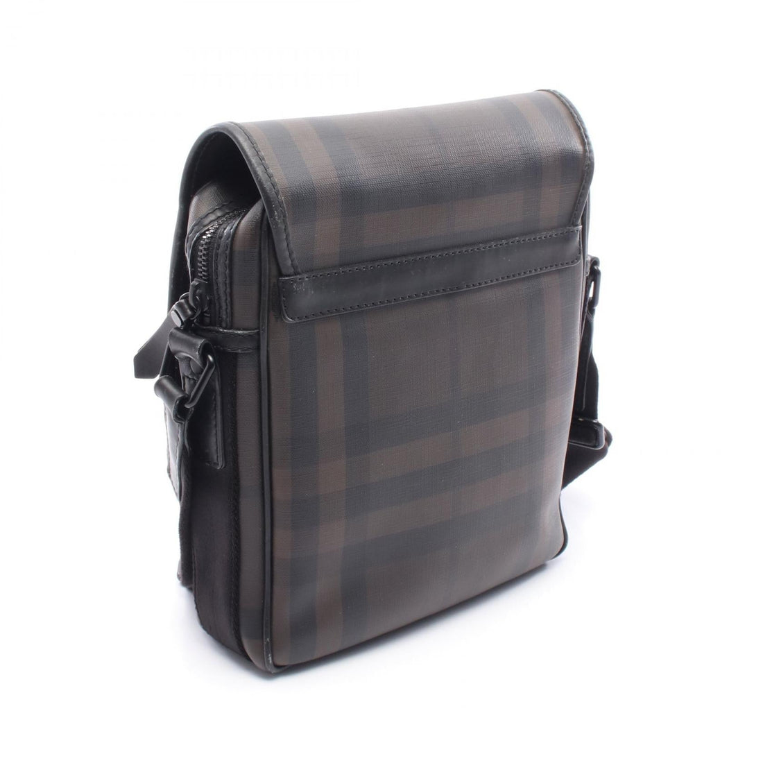 Burberry Check PVC Coated Canvas Shoulder Bag
