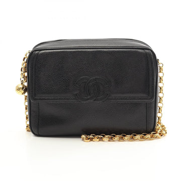 Chanel Coco Mark Grained Calf Shoulder Bag
