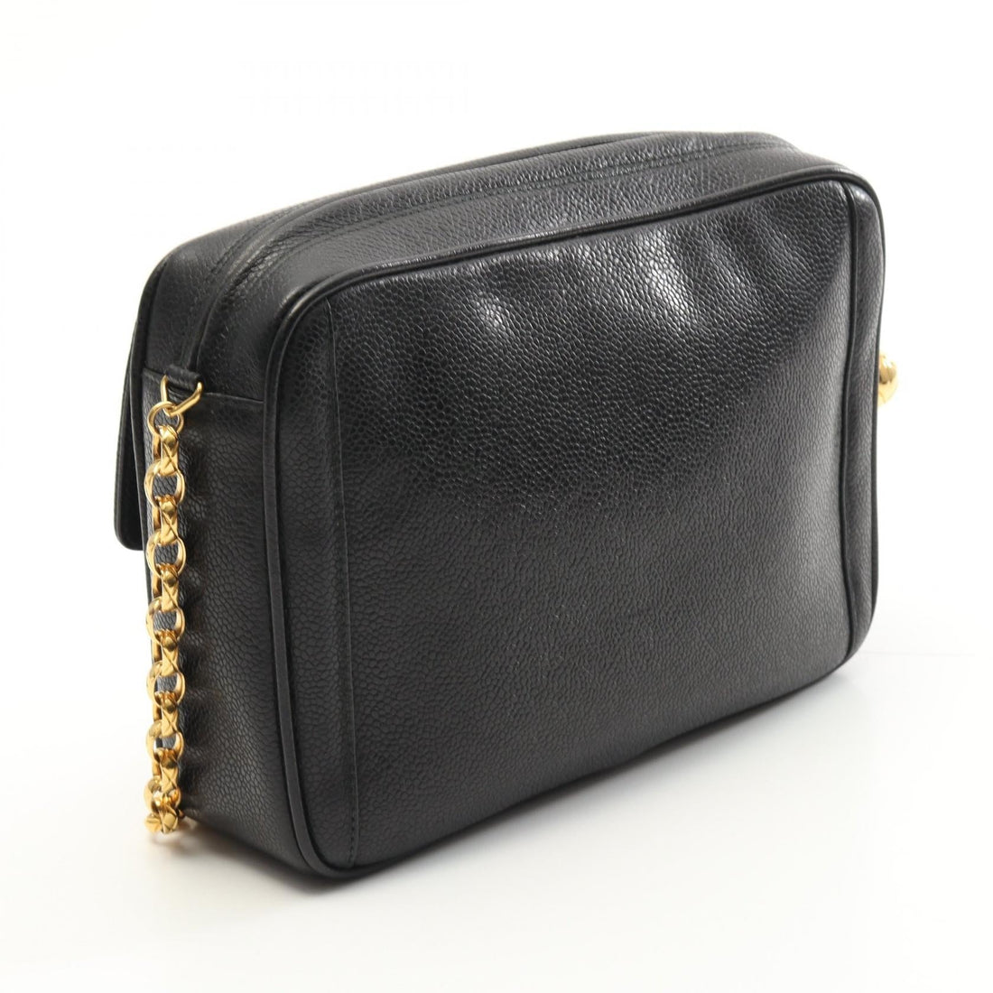 Chanel Coco Mark Grained Calf Shoulder Bag