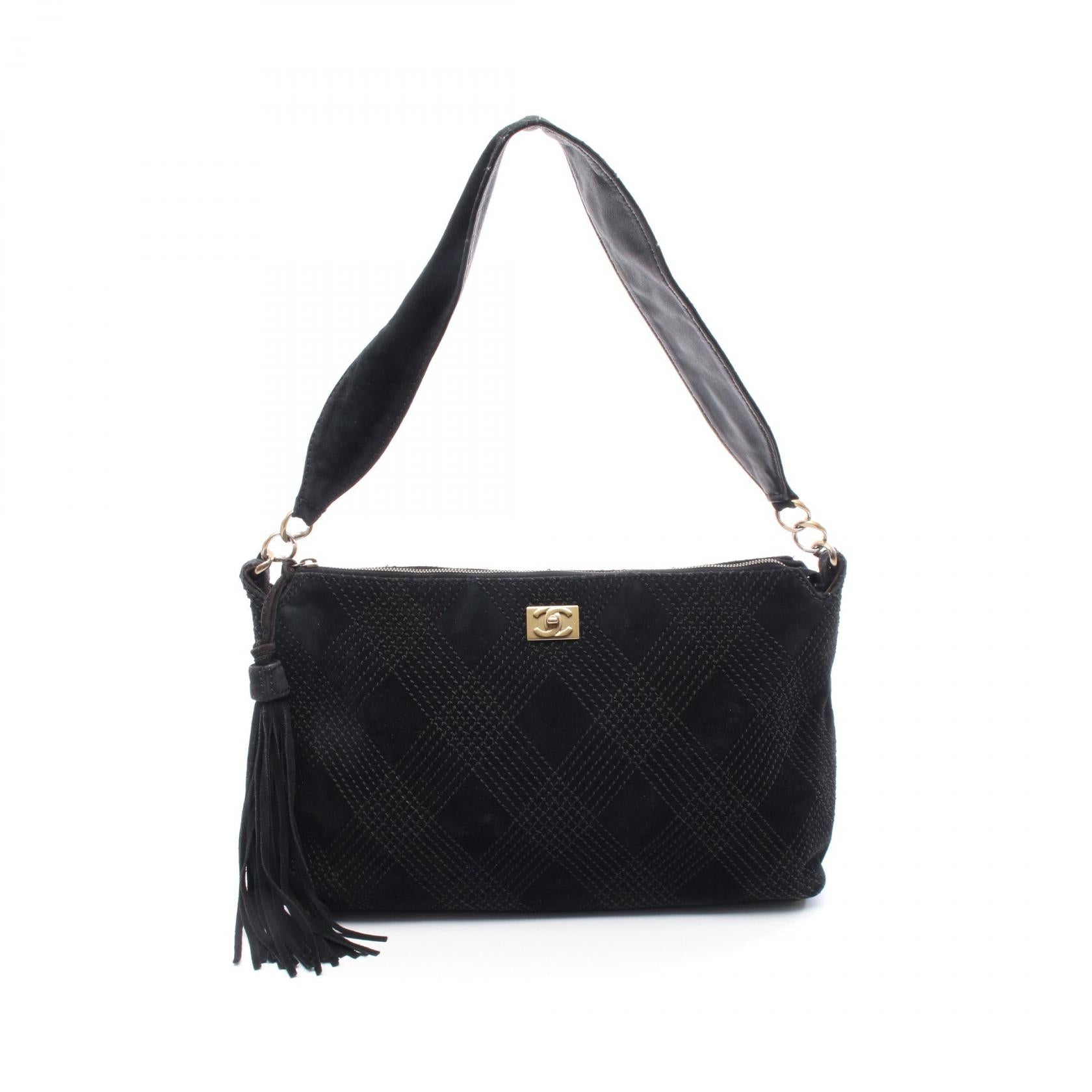Chanel Shoulder Bag Suede Shoulder Bag