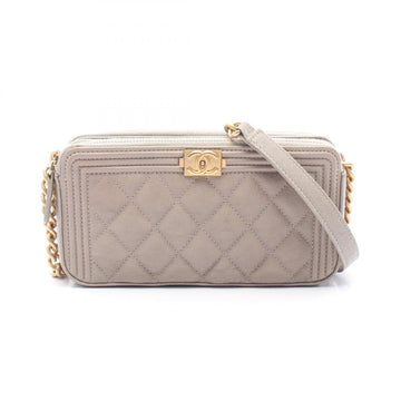 Chanel Boy Chanel Grained Calfskin Shoulder Bag