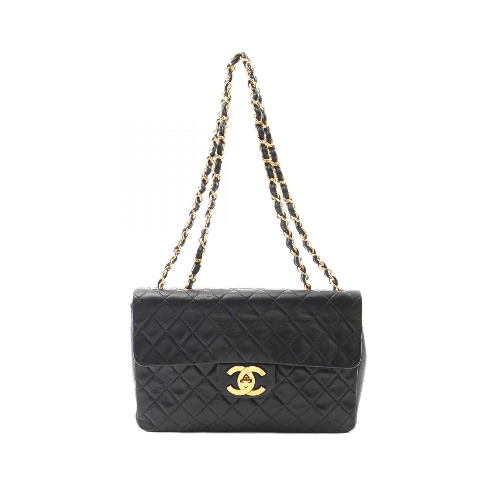 Chanel Classic Flap Bag Lambskin Shoulder Bag