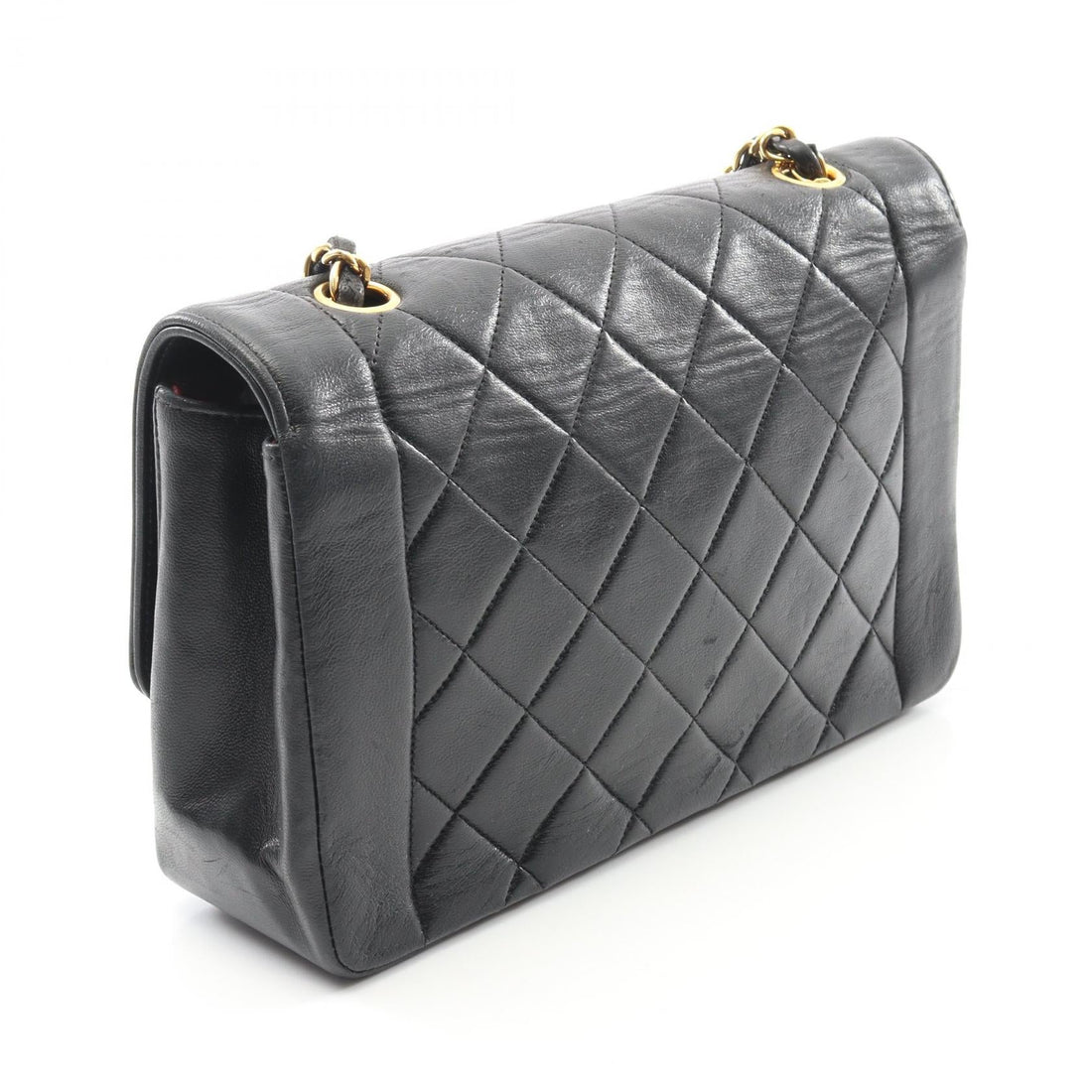 Chanel Matelasse Diana Flap Lambskin Shoulder Bag