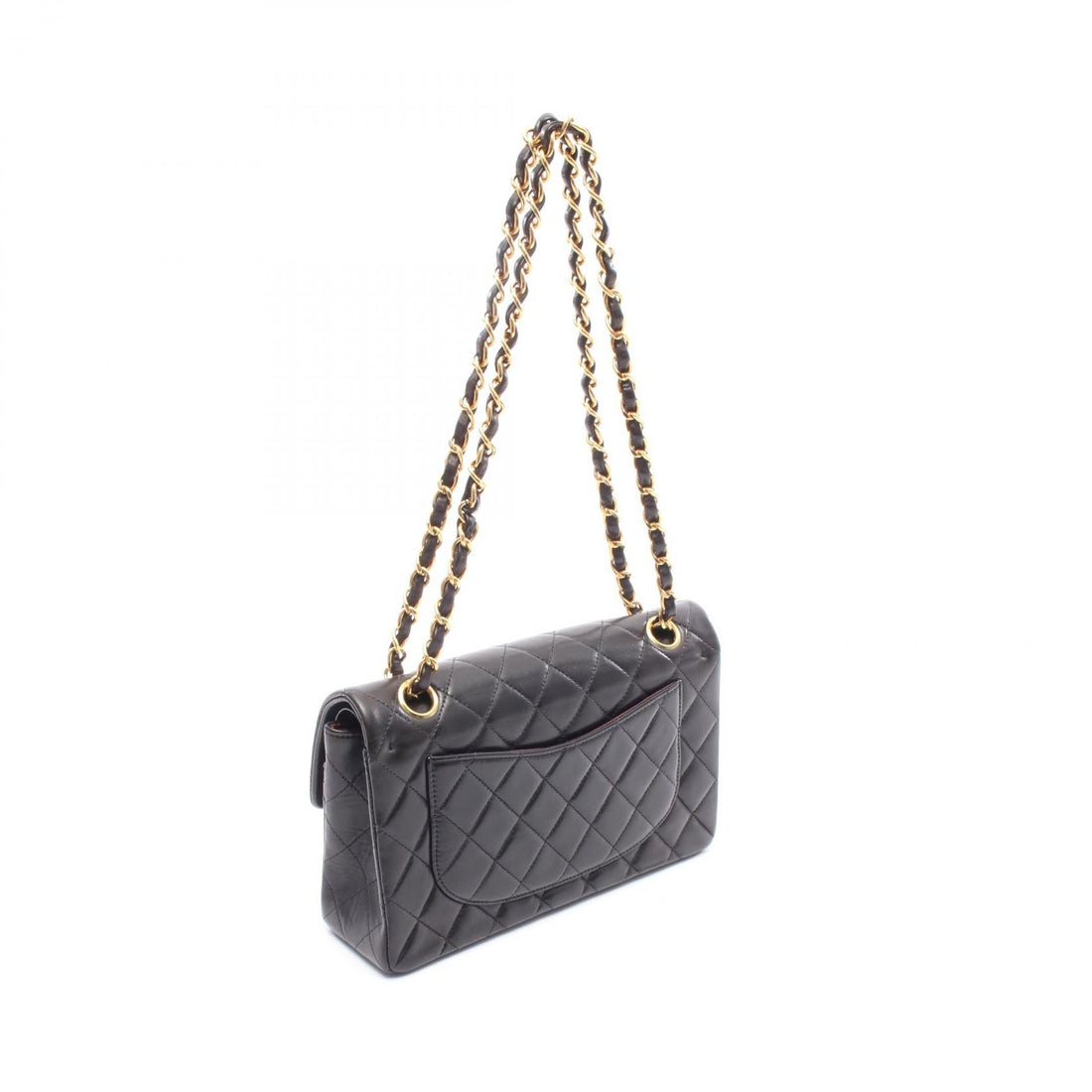 Chanel Matelasse W Flap Lambskin Shoulder Bag