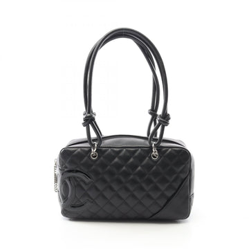 Chanel Cambon Line Leather Patent Leather 2way Shoulder Bag