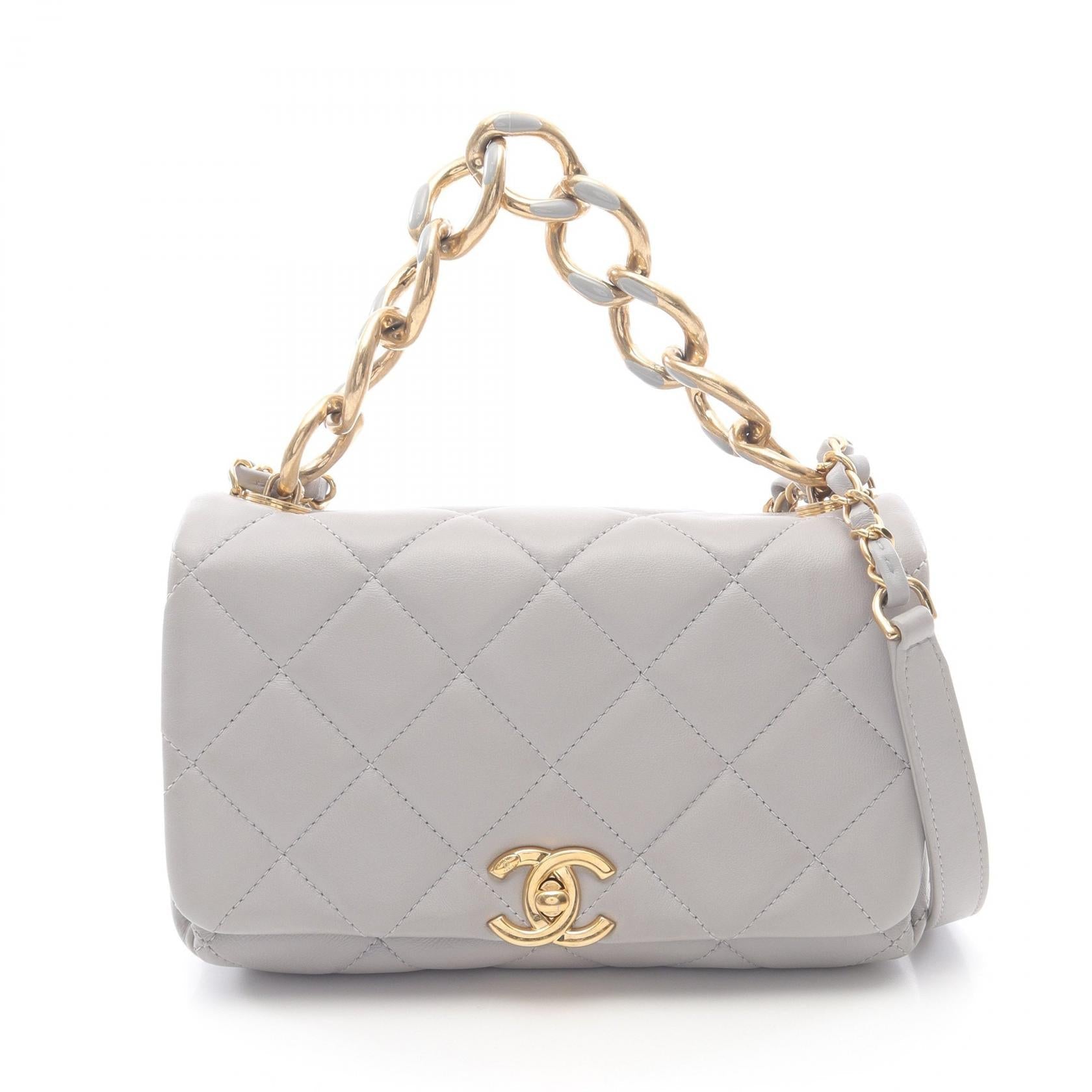 Chanel Mini Matelassé Lambskin Shoulder Bag