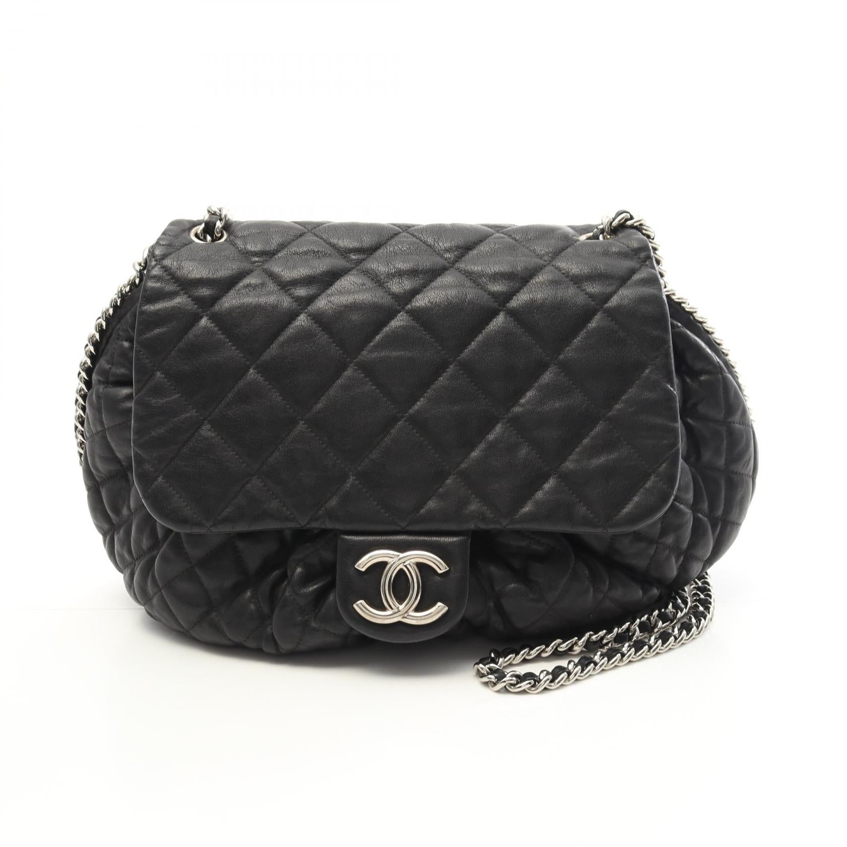 Chanel Luxury Line Matelasse Leather Shoulder Bag
