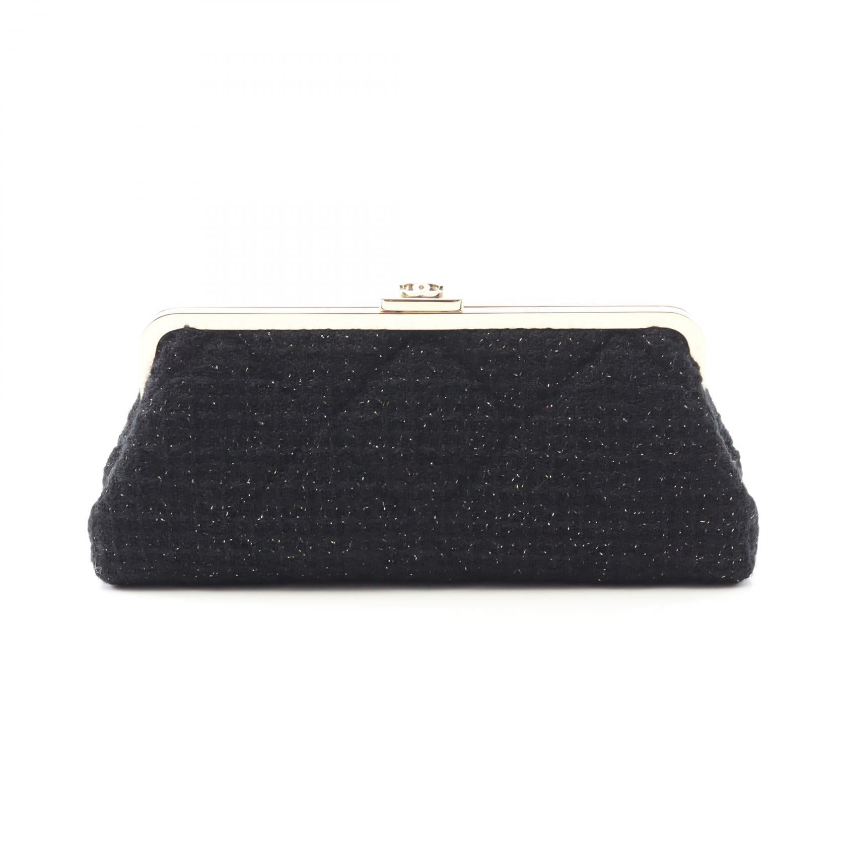 Chanel Matelasse Fabric Clutch Bag