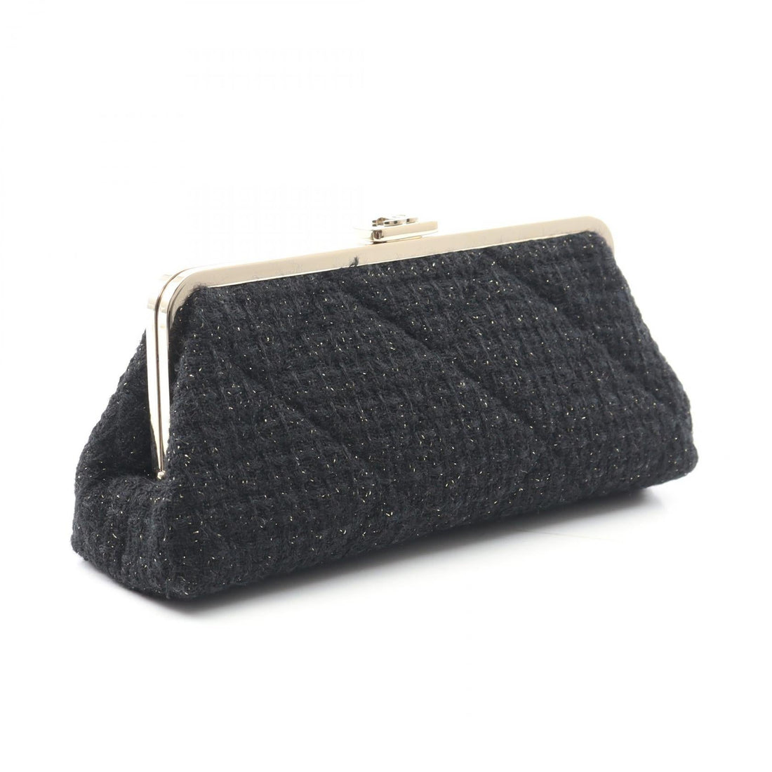 Chanel Matelasse Fabric Clutch Bag