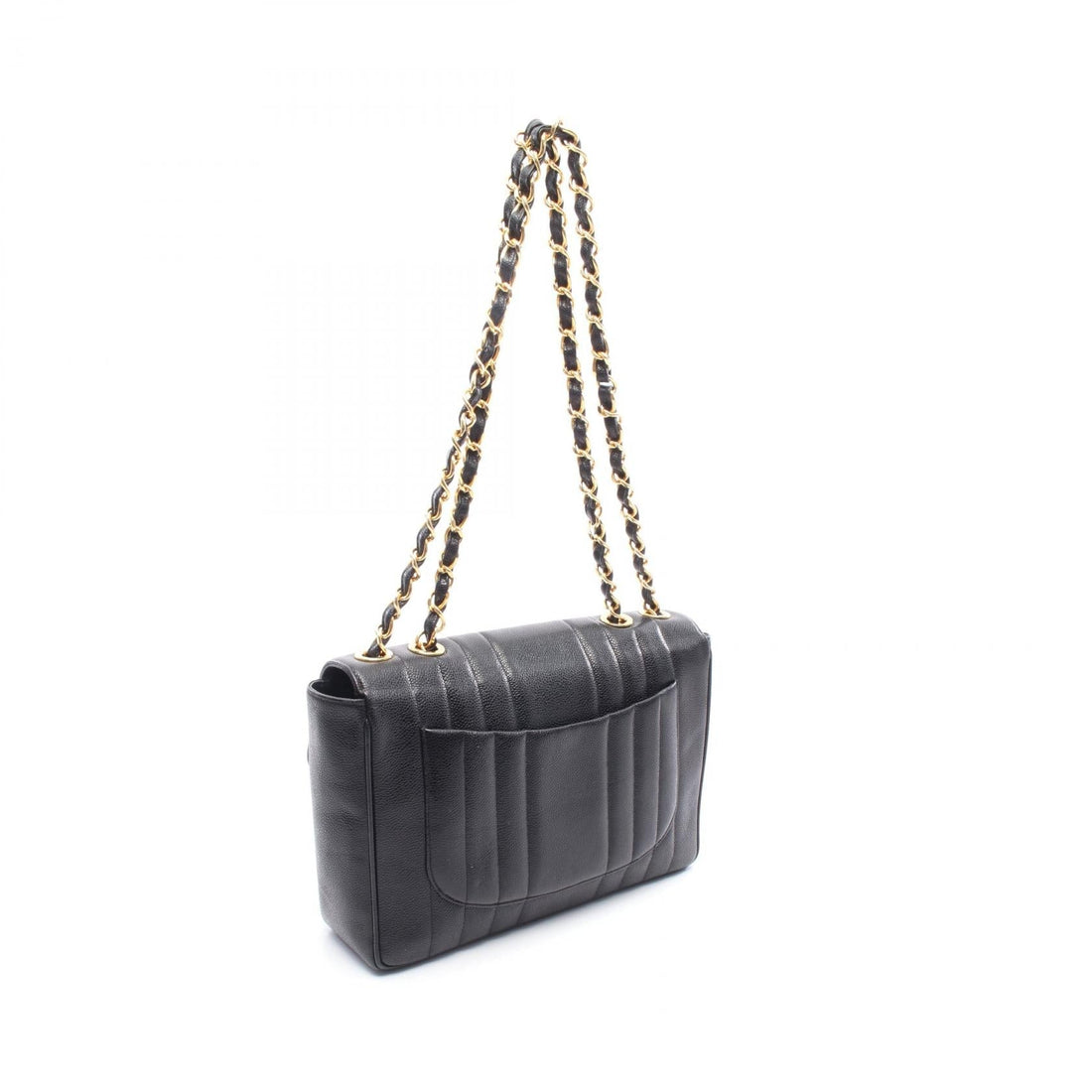 Chanel Mademoiselle De Coco Mark Caviar Skin Shoulder Bag