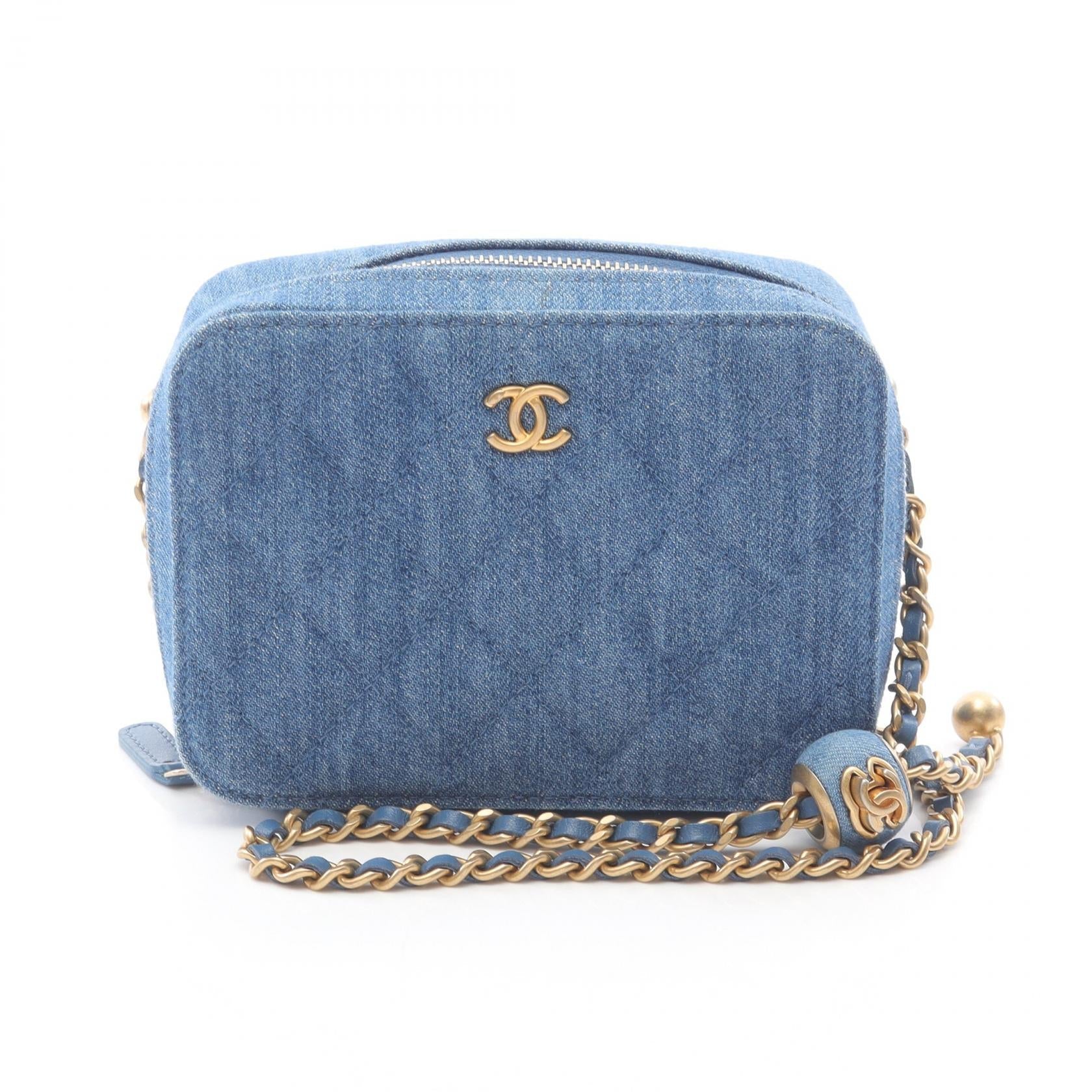 Chanel Matelasse Denim Shoulder Bag