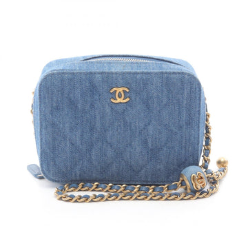 Chanel Matelasse Denim Shoulder Bag