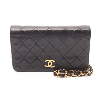 Chanel Mini Matelasse Full Flap Lambskin Shoulder Bag