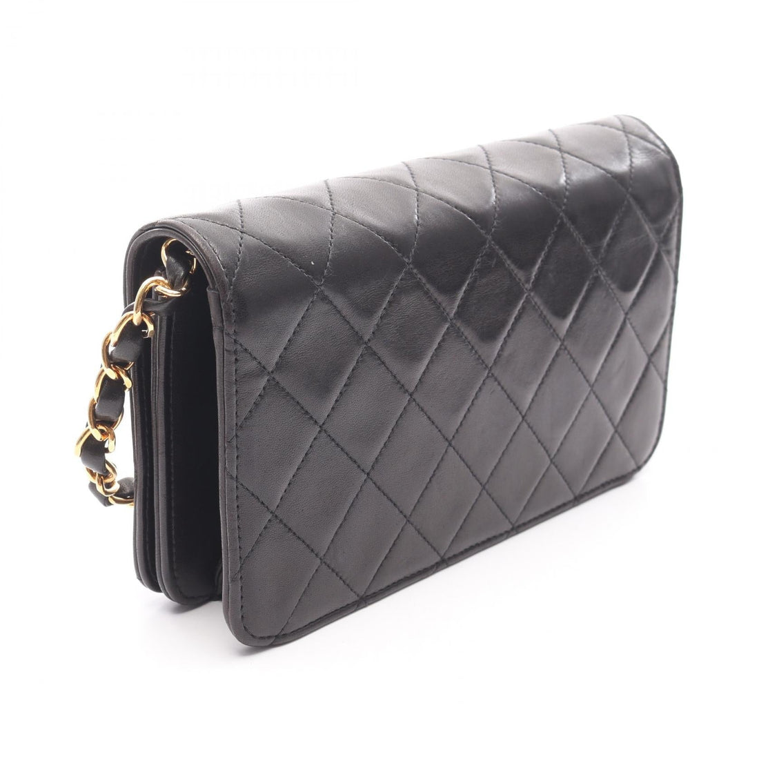 Chanel Mini Matelasse Full Flap Lambskin Shoulder Bag