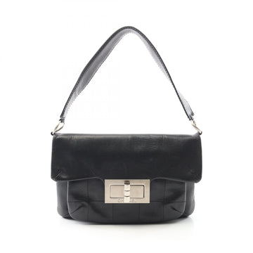 Chanel 2.55 Choco Bar Leather Shoulder Bag