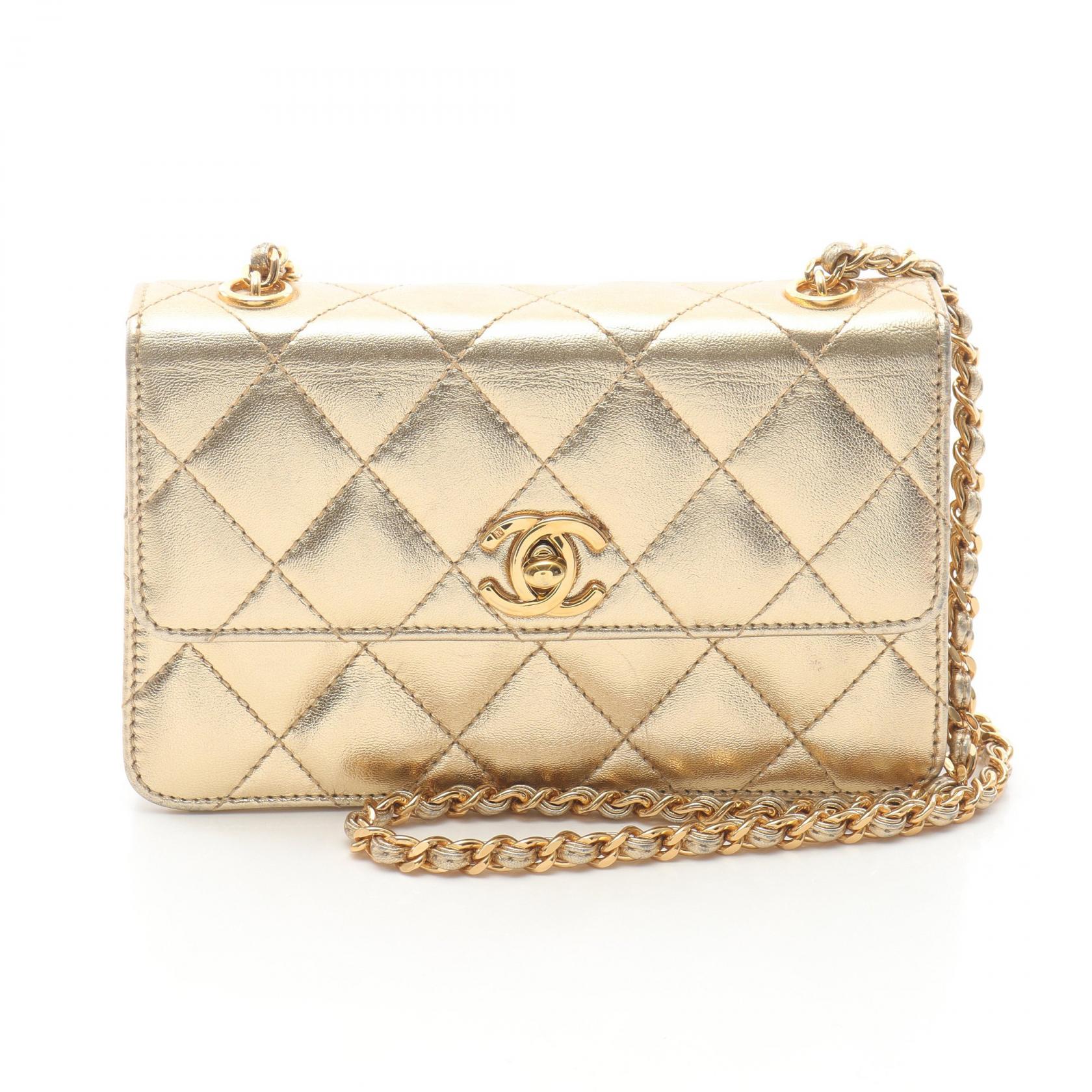 Chanel Mini Matelasse Lambskin Shoulder Bag