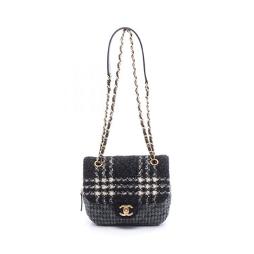 Chanel Matelassé Wool Shoulder Bag