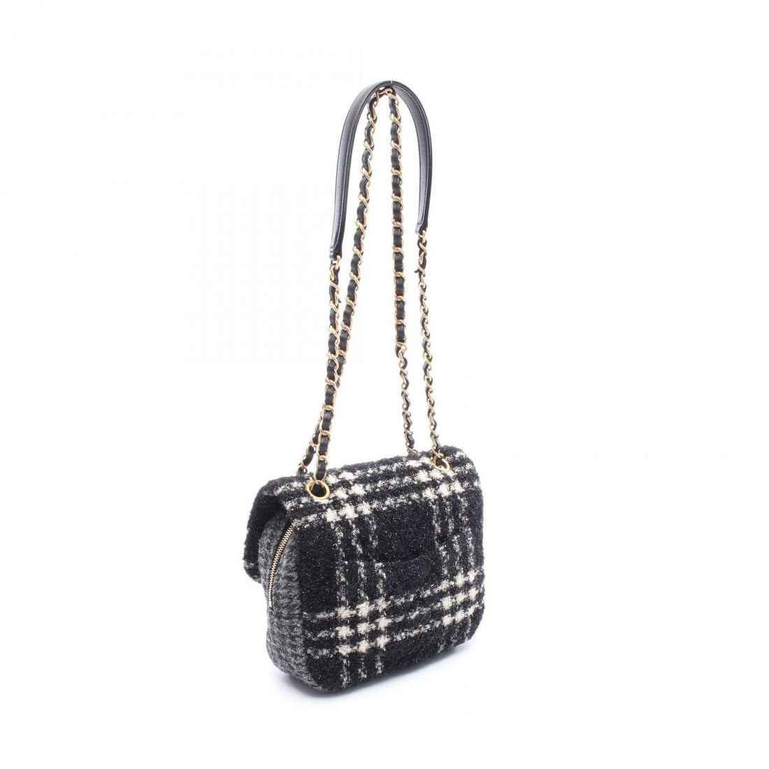 Chanel Matelassé Wool Shoulder Bag
