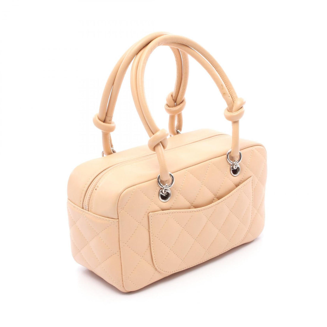 Chanel Cambon Line Mini Bowling Bag Leather Handbag