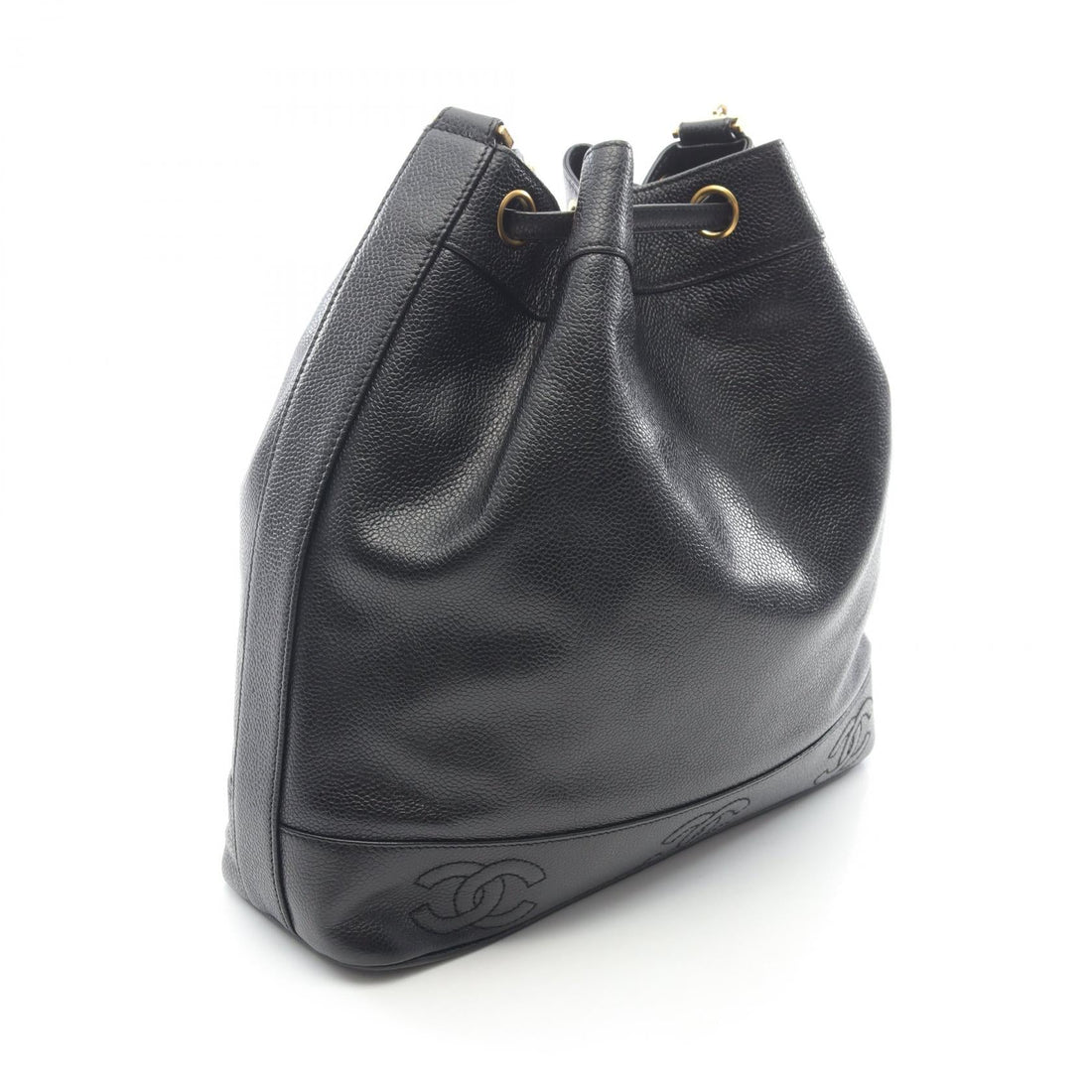 Chanel Triple Coco Mark Calf Shoulder Bag