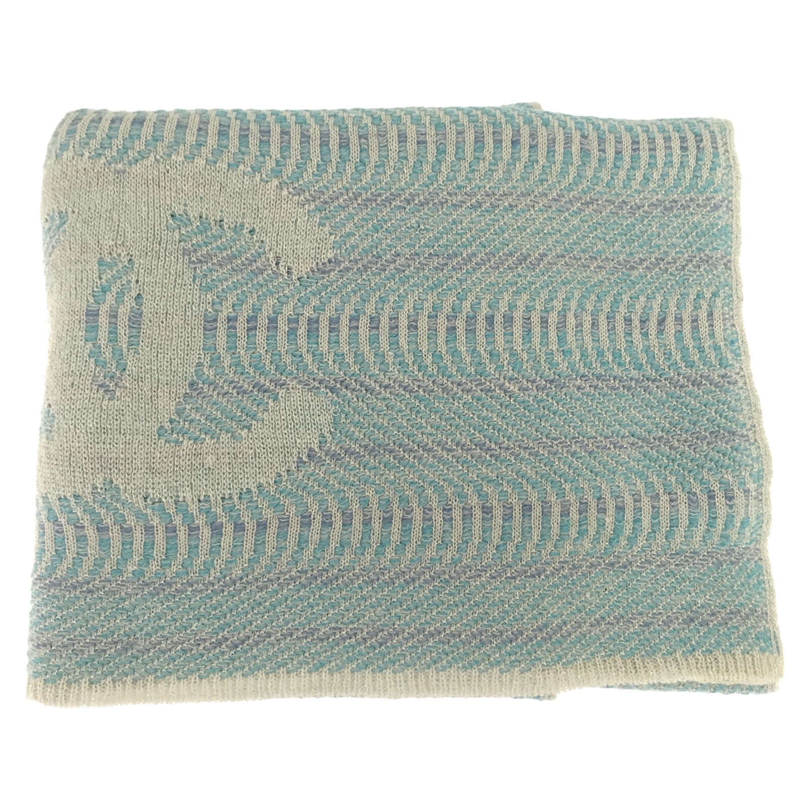 Chanel Cashmere Knit Stole Shawl