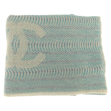 Chanel Cashmere Knit Stole Shawl