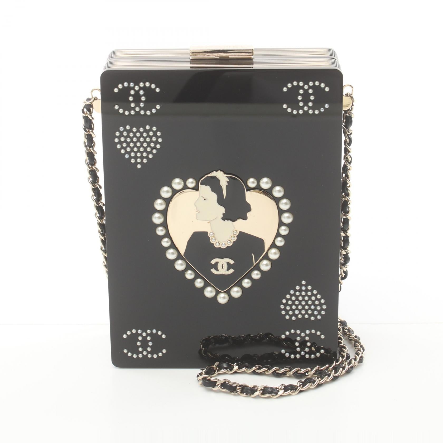 Chanel Casino Card Minaudiere Bag Metal Crossbody Bag