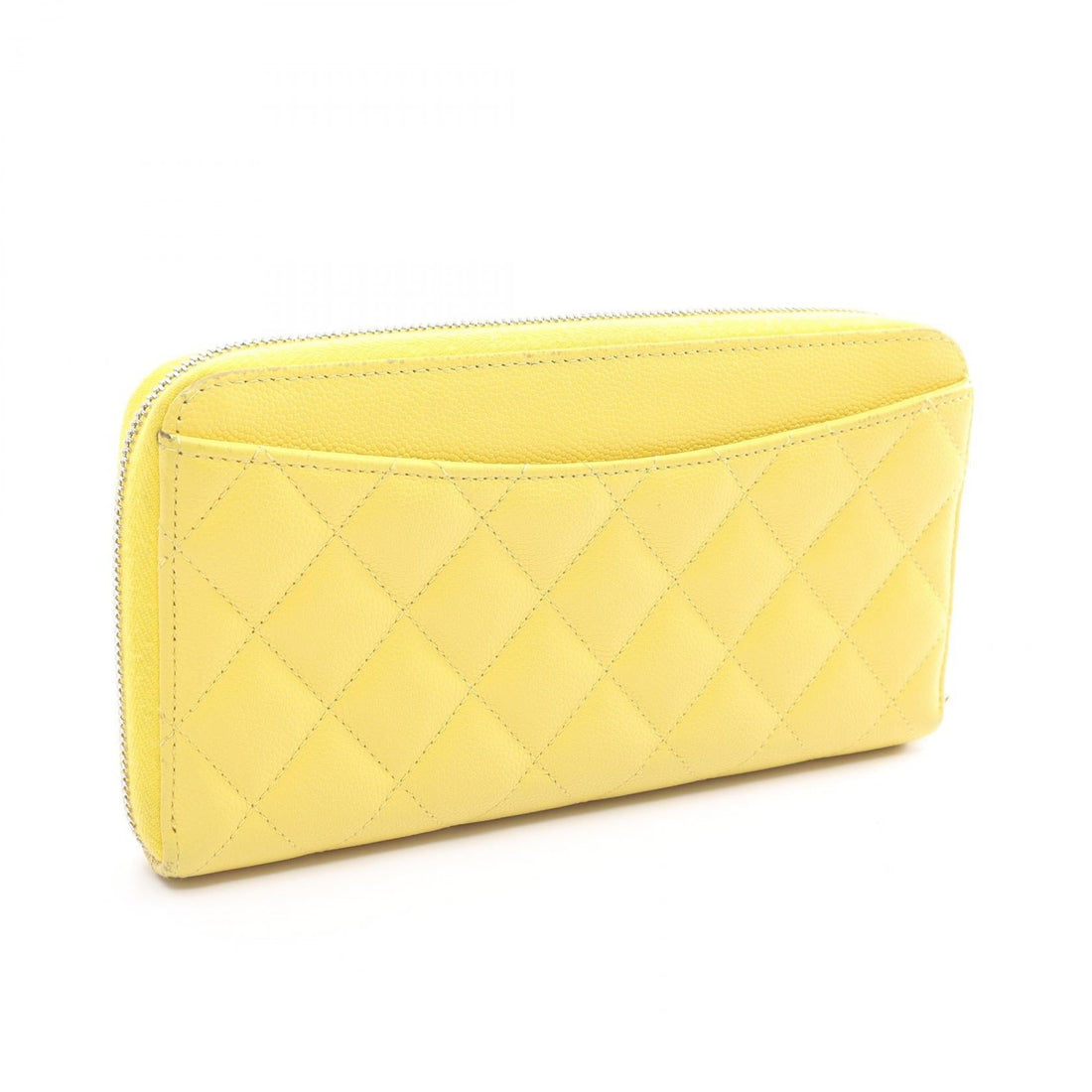 Chanel Caviar Skin Matelasse Long Wallet
