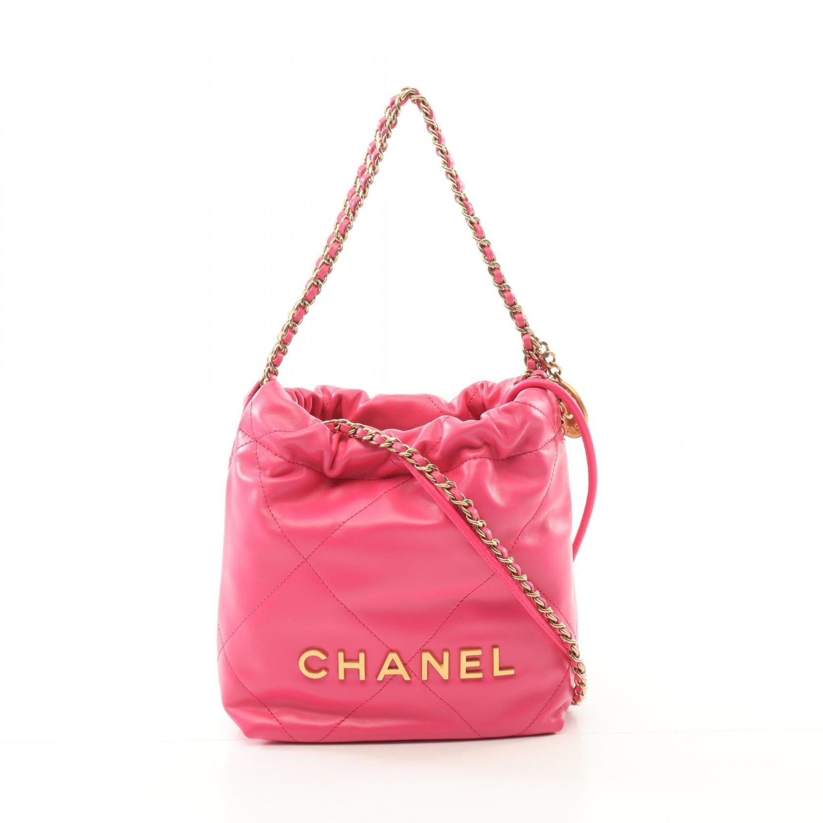 Chanel CHANEL 22 Mini Leather Shoulder Bag
