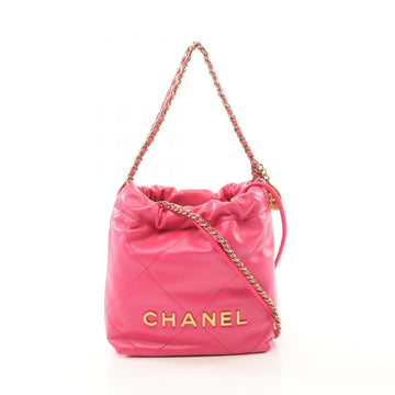 Chanel CHANEL 22 Mini Leather Shoulder Bag