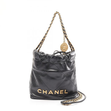 Chanel CHANEL 22 Mini Leather Shoulder Bag