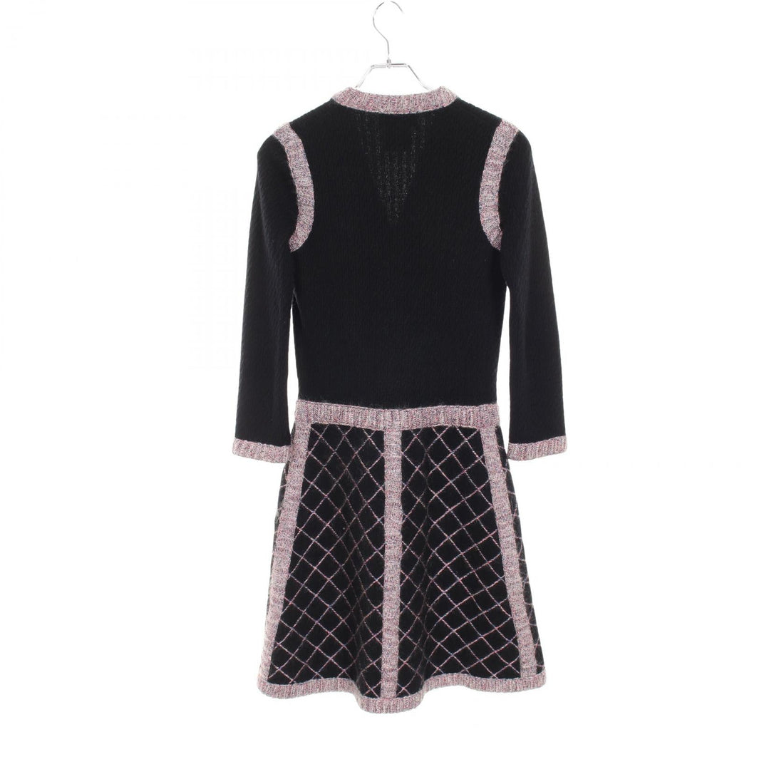 Chanel Camellia Button Silk Cashmere Dress