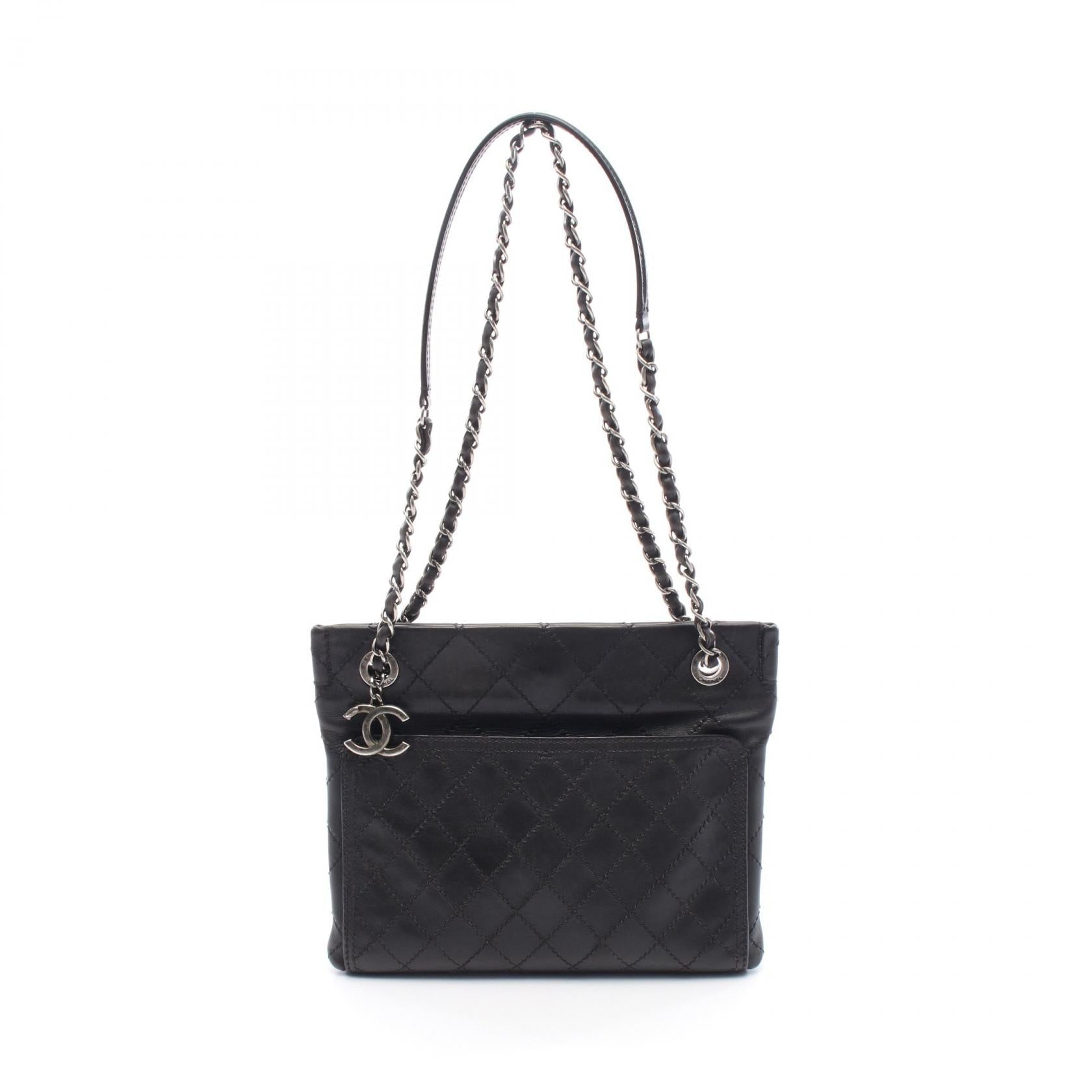 Chanel Wild Stitch Calfskin Shoulder Bag