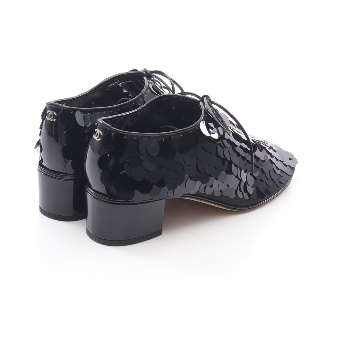 Chanel Casual Shoes Patent Leather Fabric Shoes