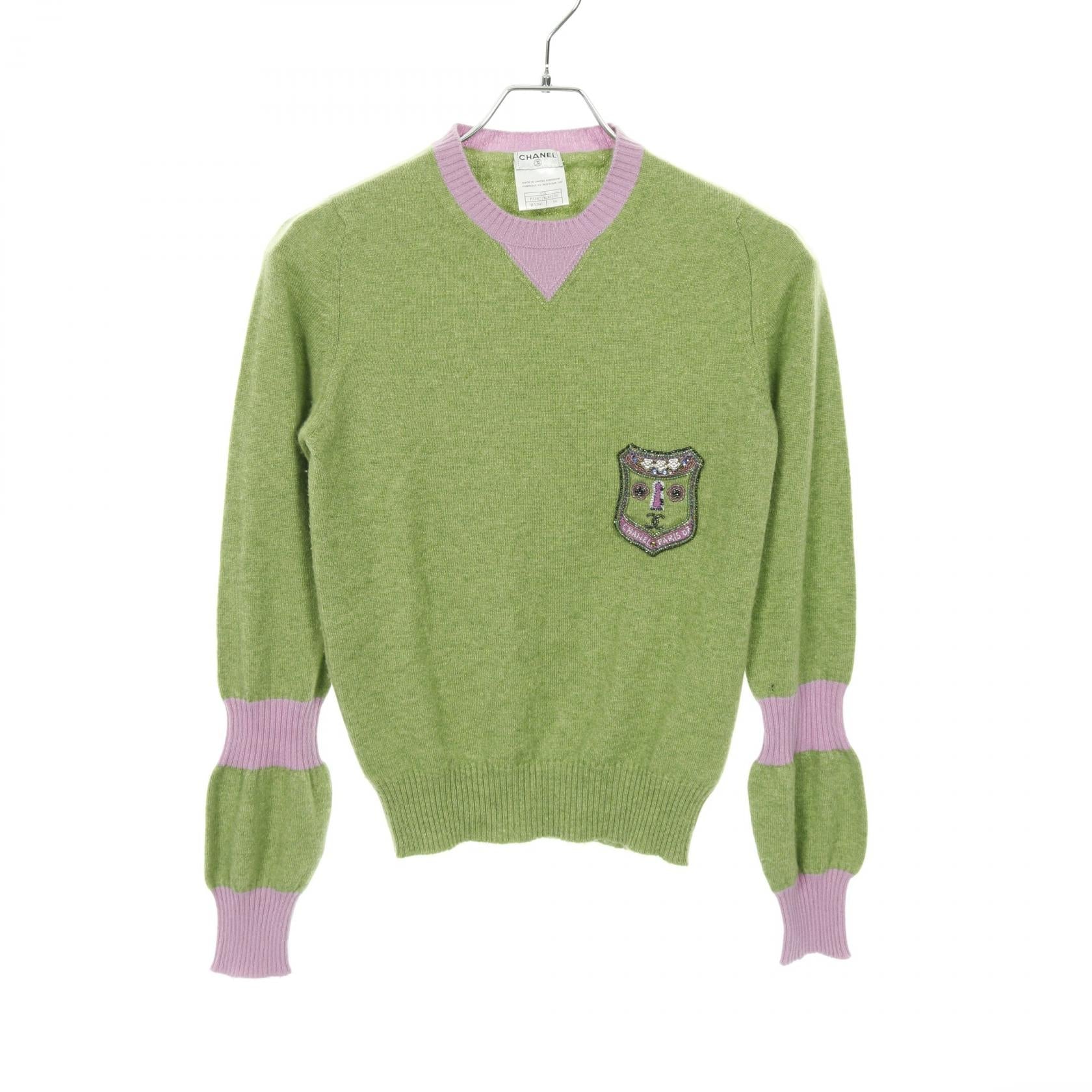 Chanel Camelia Coco Mark Cashmere Knitwear