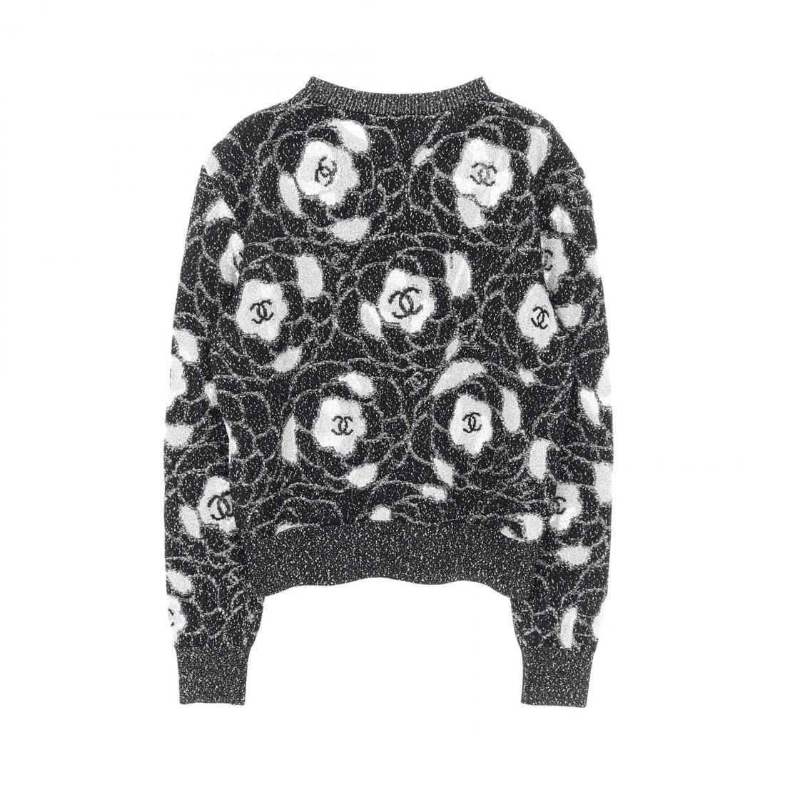Chanel Camellia Viscose Knit Top