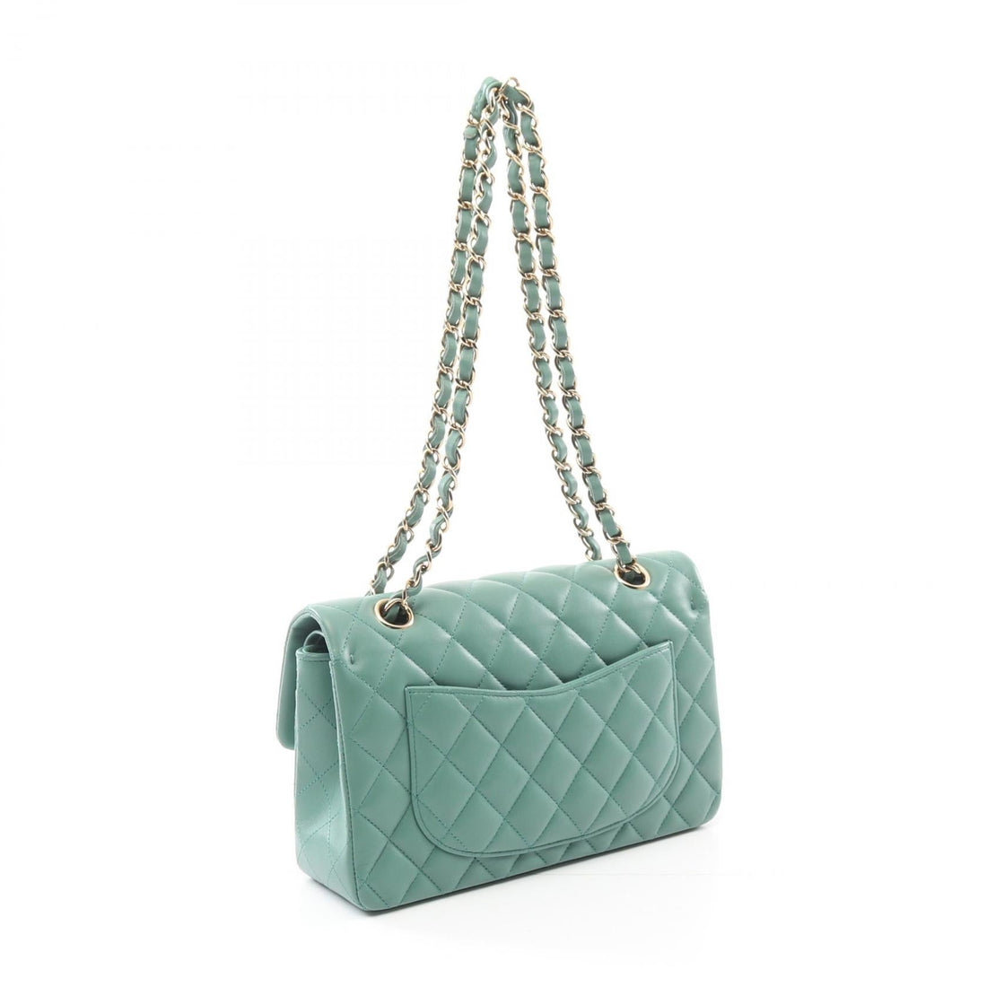 Chanel Matelasse W Flap Lambskin Shoulder Bag