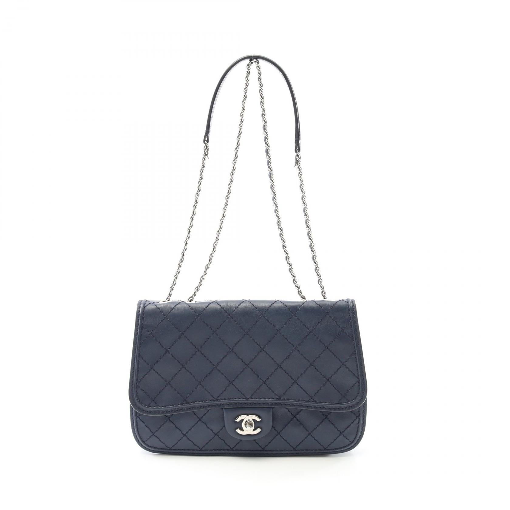 Chanel Wild Stitch Leather Shoulder Bag