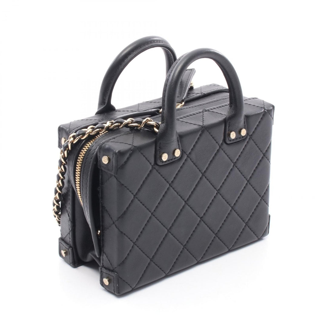 Chanel Small Vanity Case Leather Shoulder Bag