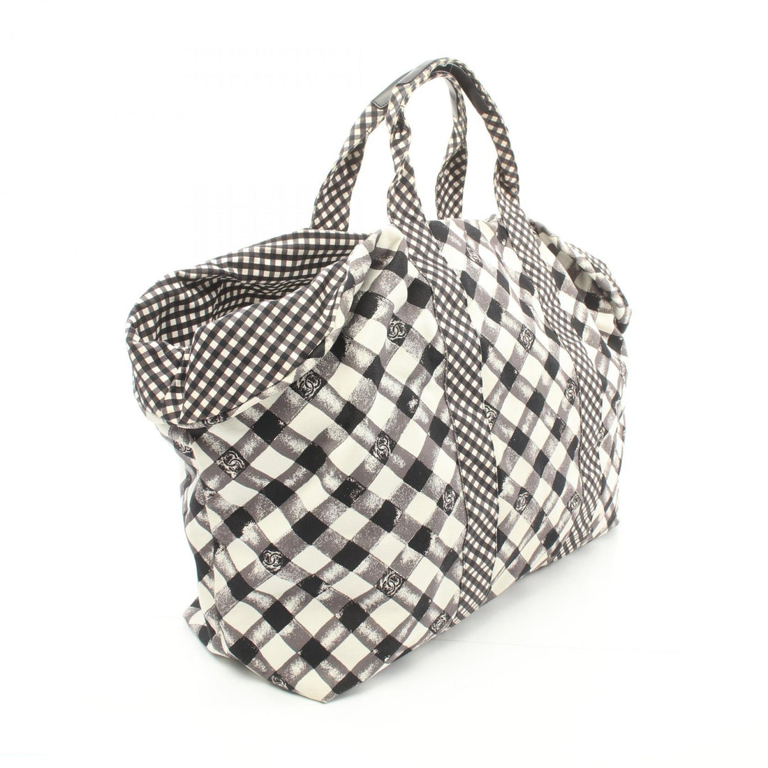 Chanel Canvas Leather Cruise Line Tote Bag