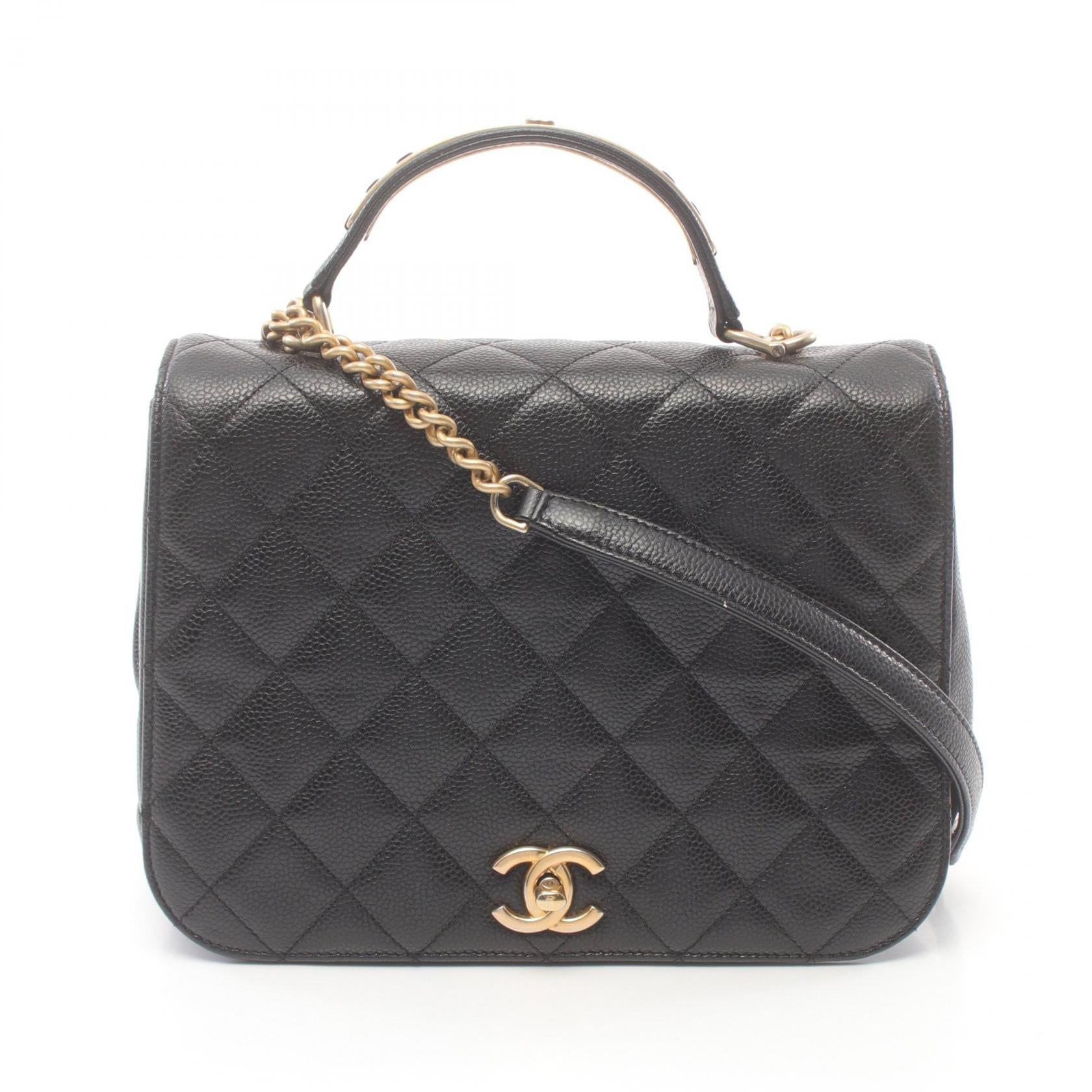 Chanel Caviar Skin Matelasse Shoulder Bag