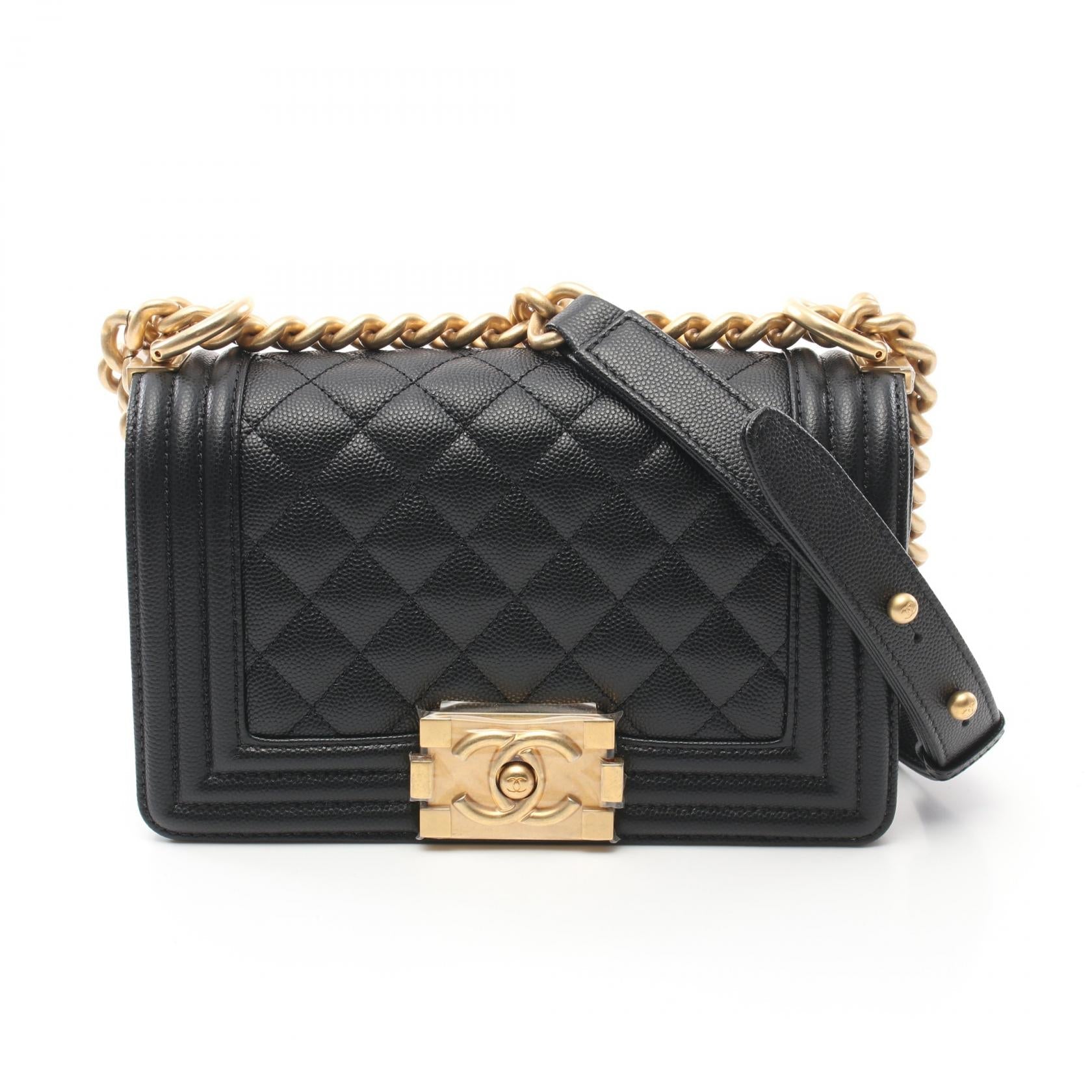 Chanel Boy Small Shoulder Bag Black