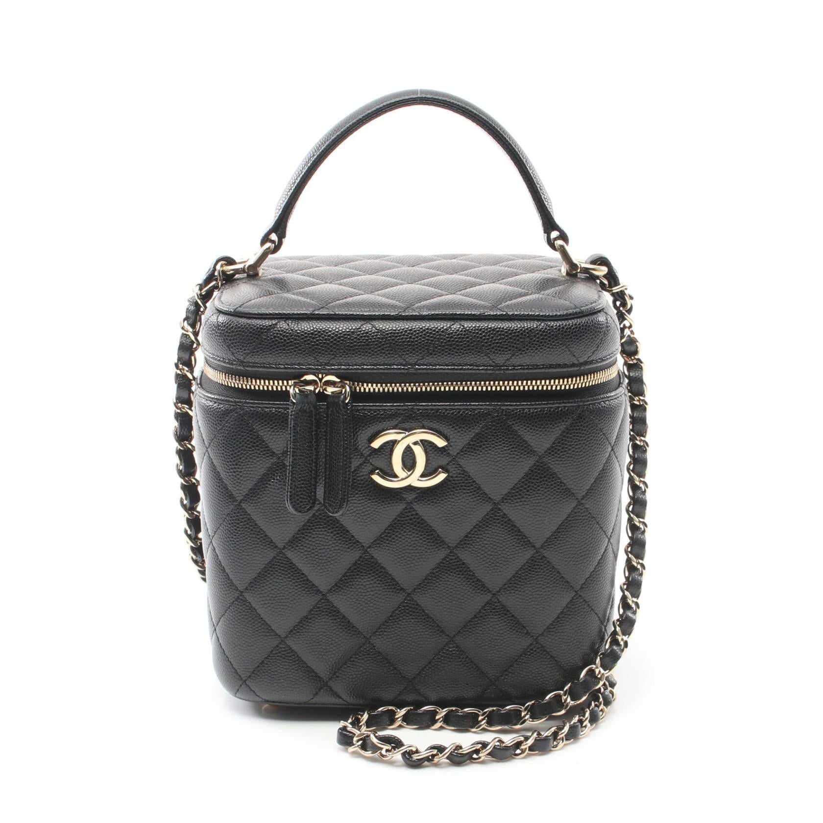 Chanel Caviar Skin Matelasse Shoulder Bag